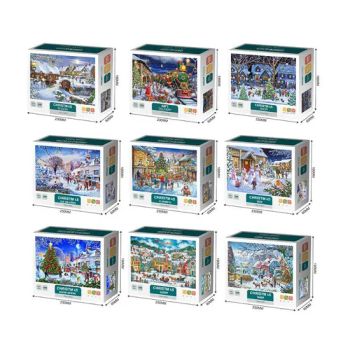 Wholesale Custom Printed 500 1000 Piece Thick Chipboard Kids Toy Educational Adult Jigsaw Puzzle - Hefei Paperway Enterprise Co., Ltd. - China
