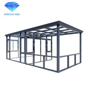Luxury Prefabricated Glass House with Winter Garden - Foshan Oneplus Windows and Doors Co., Ltd. - China