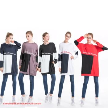 Women Blouses Plus Size Long Sleeve Casual Hooded Sweatshirt Pullover Tops - Hangzhou Weimei Garments Co., Ltd. - China