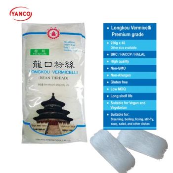 HACCP Certified Longkou Vermicelli Premium Instant Dried Coarse Cereal Bulk Bag Includes Peas Glassnoodles - Yantai Yanliang Food Co., Ltd. - China