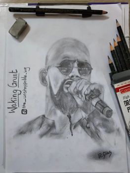 B&w A4 Paper Portrait Sketching Service, Size: A4 Size With Frame - R Dias - India