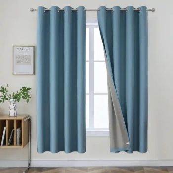Xinlan Blackout Curtains Textured Thermal Grommets Curtains, Room Darkening Curtains for Living Room Bedroom - Shaoxing City Xinlan Textile CO., LTD. - China