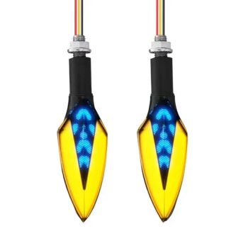 Universal PVC Motorcycle Turn Signals LED Light Flowing Water Flashing Indicator Blinker 12V Daytime Running Lamp - Changzhou Showhum Precision Technology Co., Ltd. - China