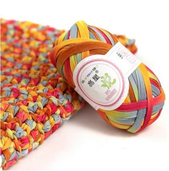 1 0 3nm Colorful Cloth Strip Thread for Handmade DIY Crocheted Bags - E-MULT TEXTILE TECHNOLOGY CO.,LTD. - China