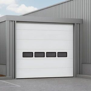 Industrial Automatic Overhead Steel Sectional Garage Door for Loading Bays - Suzhou Dinter Automation Co., Ltd. - China