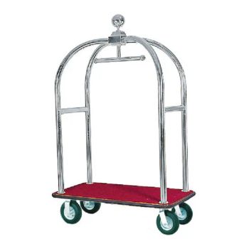 Luggage Cart, Hotel Luggage Trolley Bellman Cart Color Sliver Origin China Trademark nts HS Code 7013990000 Model NO. - Guangzhou Nantian Sources Co., Ltd. - China