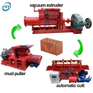 Automatic Hollow Clay Brick Making Machine Compressed Brick Moulding Machines Read Clay Brick Vacuum Extruder - Zhengzhou Kovi Machinery Co., Ltd - China