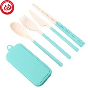 Kids Reusable Utensils Travel Camping Kitchen Plates Set Dinner Dinnerware Cutlery - Chaozhou Binjiang Industrial Investment Co., Ltd. - China