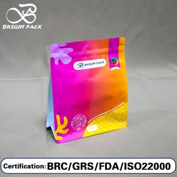 Factory Custom Made Colored Packaging Food Bags Use Coffee Bean Protein Powder and Cereal Plastic Packaging Bags - Dongguan Bright Packaging Co., Ltd. - China