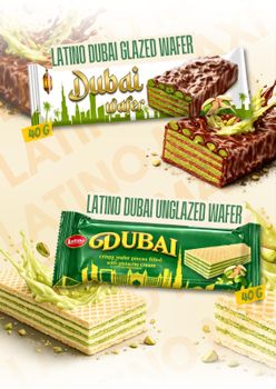 Dubai Waffers/Chocolate/Bars - Latino Maxi S.R.L - Romania