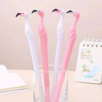 Colorful Flamingo Gel Pens for Kids' Art and Crafts Weight 15g Color Black Size 16.7*4cm Refillable Yes Type Capped Pen Model NO. - Heleyou Cultural and Creative(Wuxi) Co., Ltd. - China