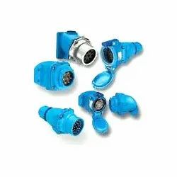 Blue Plugs and Sockets, For Electric Fittings Color Blue I Deal In New Only Construction Rugged Usability Easy Usage Features Good - Dave Shah And Co. Switchgear Pvt. Ltd. - India