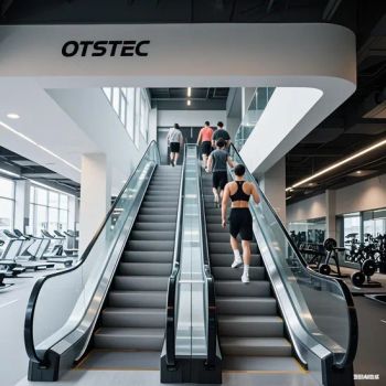 0 5m S 30 Degree Tempered Glass Commerce Escalator Lift with LED Light - Huzhou Otstec Elevator Co., Ltd. - China