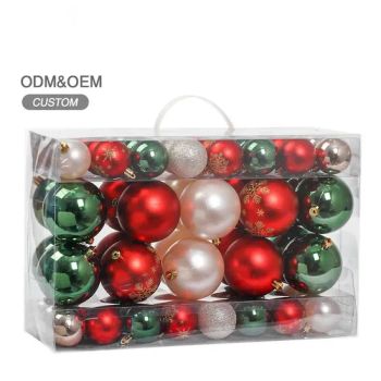 New Design Plastic Balls Tree Hanging Christmas Decoration Balls Ornaments - Jinjiang Naike Eco Technology Co., Ltd. - China