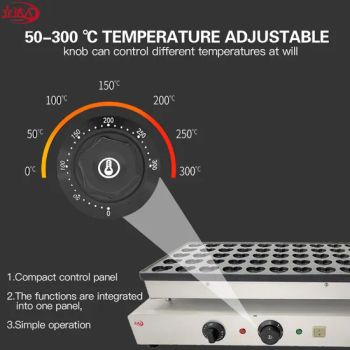 Ld-T50 Electric Takoyaki Machine with Fish Ball Grill Pan-New Arrival - Guangzhou Lida Kitchen Equipment Co., Ltd. - China