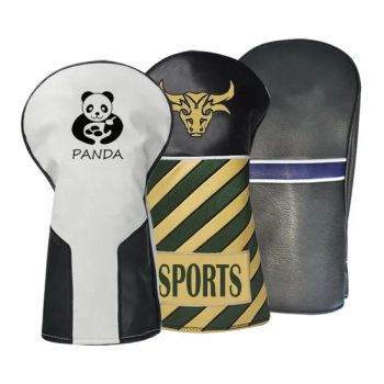 Golf Club Cover Custom Design Premium Leather Golf Driver Headcovers - Xiamen JTS Sports Equipment Co., Ltd. - China