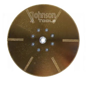 Od230mm Electroplated Grinding Saw 230mm M14 7/8-5/8 15D GB Johnson Tools - Johnson Tools Manufactory Co., Ltd. - China