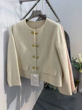 Premium Round Neck Womens Tweed Jackets Wool Blend Clearance Bulk Mixed Lots - Guangzhou Blm Import and Export Trading Co., Ltd. - China