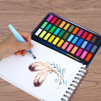 Rich Tone Selection Student Stationery Gift Set Smooth Blending High Coverage Solid Watercolor Tin Box Set 36 Colors - Shanghai Haobin Stationery & Art Material Co., Ltd. - China