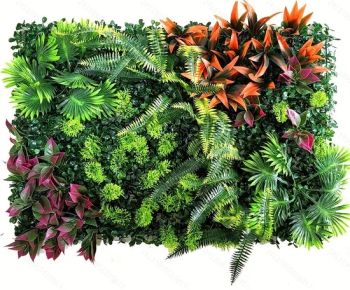 Customized Artificial Plants Grass Wall Tropical Jungle Style Artificial Plant Greenery Backdrop - Beijing Xinghang Weitian Technology Co., Ltd. - China