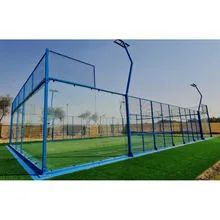 Professional Paddle Field Cage Tennis Pitch Court Stadium Construction High Quality Tennis Court Equipment - Hebei Renyang Metal Wire Mesh Products Co., Ltd - China