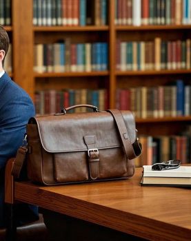 Fashion Men's Messenger Bag Durable Crossbody Bag Spacious Men's Bag - Guangzhou Victory Leather Factory - China