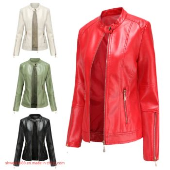 Wholesale Women Fashion Plus Size Faux Leather Jacket Puffer Jackets Winter Coats with Fur Ladies Outerwear Canada Petite Coats Waterproof Coat - Hangzhou Weimei Garments Co., Ltd. - China