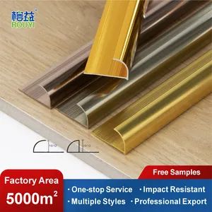 OEM Custom Construction Projects Aluminum Tile Trim Factory Metal Tile Edge Trim - Foshan Rongyi Building Materials Technology Co., Ltd. - China