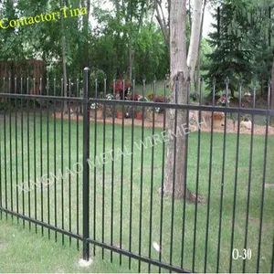 2 Rail Ornamental Iron Fence/ Residential Aluminum Picket Fences (XM3-29) - Anping Zengtai Metal Wire Mesh Co., Ltd. - China