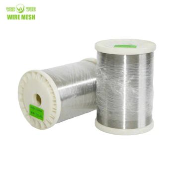 China Supply SS304 /316L 50um Stainless Steel Metal Textile Yarn Wire for Conductive Blended Spun Yarns/ Cut Resistant Gloves Wire - Hebei Weiyue Wire Mesh Products Co., Ltd. - China
