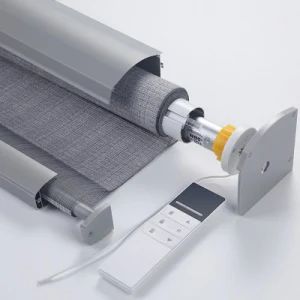 Combine Motorized Spring Roller Blind Control by Motorized and Manual 2 in 1 Roller Blind - Vikson Blinds Enterprise Co., Ltd. - China