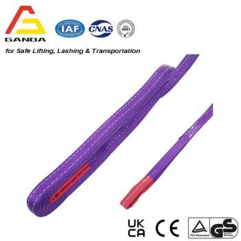 1t to 30t Polyester Webbing Sling with Lifting Eyes ,Flat Eye,Reversed Eye,Folded Eye for Lifting Equipment,En1492-1,Safety Factor:7:1,Width 30mm to 600mm - G&A LIFTING AND LASHING CO., LTD. - China