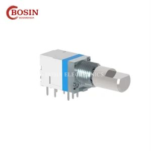 8mm Precision Rotary Potentiometer with Switch for Interphone Radio Equipment - DONGGUAN CITY BOSIN ELECTRONICS CO., LTD. - China