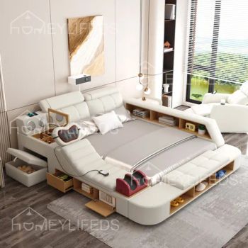 Smart Bed King Size Under Low Prices Sofa Set Beauty Line Other Modern Side Frame Lash Therapy Queen Hot Smart Bed - Homeylife Furniture Co., Ltd. - China
