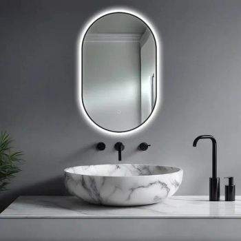 Hotel Modern LED Backlit Bathroom Mirror for Home Decor - Hangzhou Jinghu Glass Co., Ltd. - China