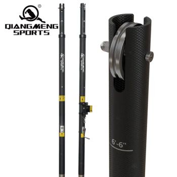 Indoor Adjustable Carbon Volleyball Poles Sports Facilities Volleyball Net Posts - Beijing Qiangmeng Sports Development Co., Ltd - China