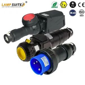 ATEX Panel Type Outlet Connector Adapter 3-Phase Explosion-Proof 125A AC220V Plug and Socket - Changzhou Maxtree Technology Co.,Ltd. - China