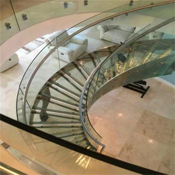 Customize Modern Wooden Indoor Stairs for Villa Curved Circular Stairs - Shenzhen Orient Industry Co. Limited - China