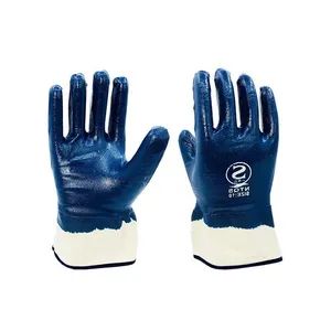 Factory Oil Handling Nitrile Safety Gloves HS Code 6116100000 Origin Binzhou, Shandong Disposable Non-Disposable Size S / M / L / XL / XXL - Shandong Yunbian Import and Export Co., Ltd. - China