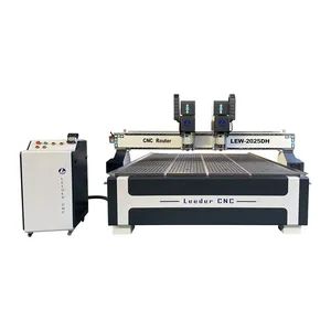 New Design Double Spindle CNC Wood Carving Machinery CNC Controller CNC Wood Planer Machine Price - Jinan Leeder Cnc Technology Co., Ltd. - China