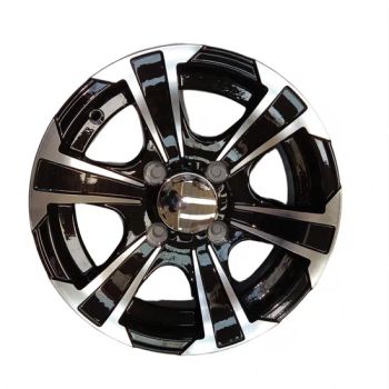 12 rim Aluminum Brilliant Black Golf Cart Wheel Hub NBR12 06c - Yangzhou Boom New Energy Electric Vehicle Technology Co., Ltd - China