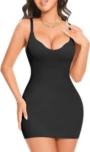 Womens Shapewear Full Slip Control V Neck Cami Under Dress Seamless Body Shaper Spaghetti Straps Under Dresses - Guangzhou New Apparel Trade Company Limited - China