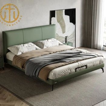 Italian Minimalist Leather Master Bedroom Modern Simple Double Bed - Hebei Ximu Furniture Sales Co., Ltd. - China