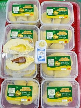 Frozen Durian (Monthong and Ri6) Grade A Type Frozen Place of Origin Vietnam Storage Temperature -18C, -18c Brix Class A 28 Up - Class B 26 Up - HAO QUANG COCONUT ONE MEMBER COMPANY LIMITED - Vietnam