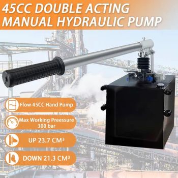 Pms-25 25cc Single Acting Hydraulic Hand Pumps Customisable with Tank Changeover Valve Pressure up to 10, 000 Psi - NINGBO ZHENHAI TIANDI HYDRAULIC CO., LTD. - China