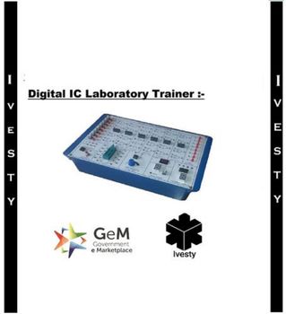Digital IC Laboratory Trainer Brand Ivesty Usage/Application Laboratory Country of Origin Made in India Variable Dc Output +5V/500mA, -5V/500mA +12V/500mA, - Advance Electronics System - India