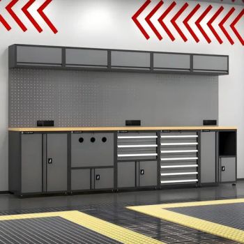 Workbench Work Station Metal Combination Tool Box Cabinet Height 0-5m Closed Open Weight 500kg Origin China HS Code - Jiangsu Qifei Intelligent Storage Equipment Co., Ltd. - China