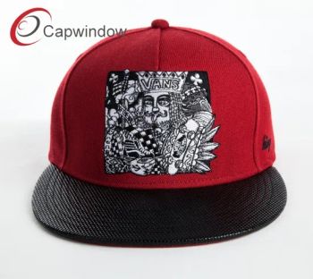 Stylish 3D Embroidery Red Snapback Cap for Trendy Outfits - Capwindow International Co., Ltd. - China