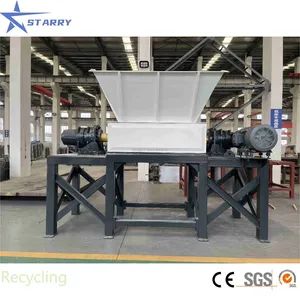 Industrial Scrap Metal Plastic Shredder /Tire Shredders/ Pipe/Barrel/Bottle/Film/Disk Recycling Equipment - Zhangjiagang Starry Machinery Co., Ltd. - China