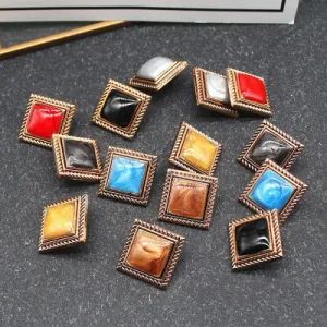 Buttons Sewing-on One-Hole Metal Buttons Clothes Fashion Craft DIY Decoration - Ningbo General Union Co., Ltd. - China
